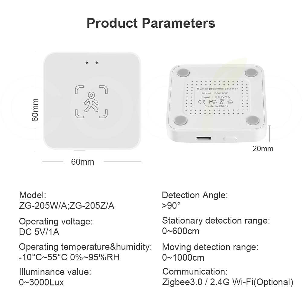 Tuya WiFi/ Zigbee Smart Human  - огляд і ціна Home Assistant Tuya
