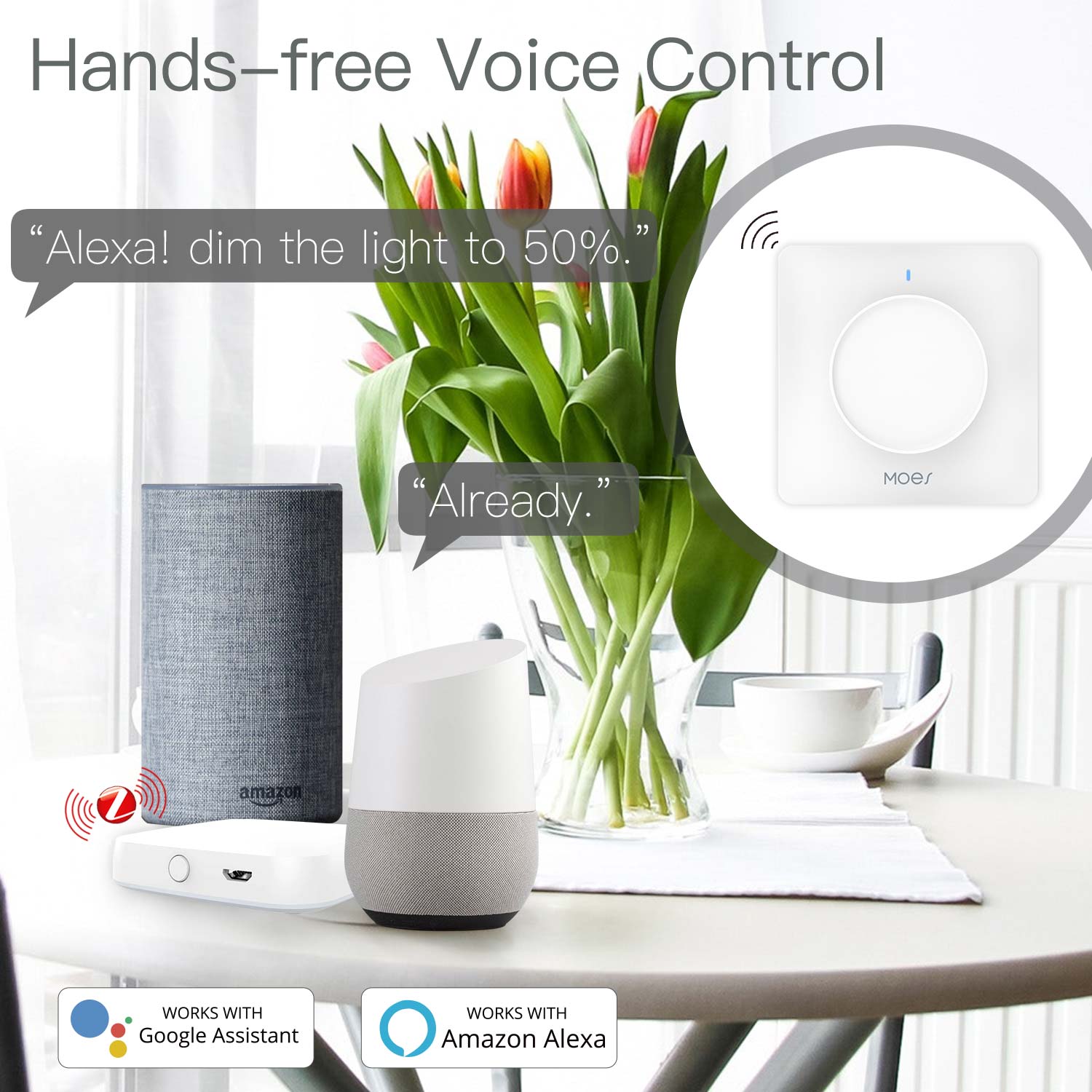 MOES Tuya Zigbee Smart Rotary  - огляд і ціна Smart Relay Tuya