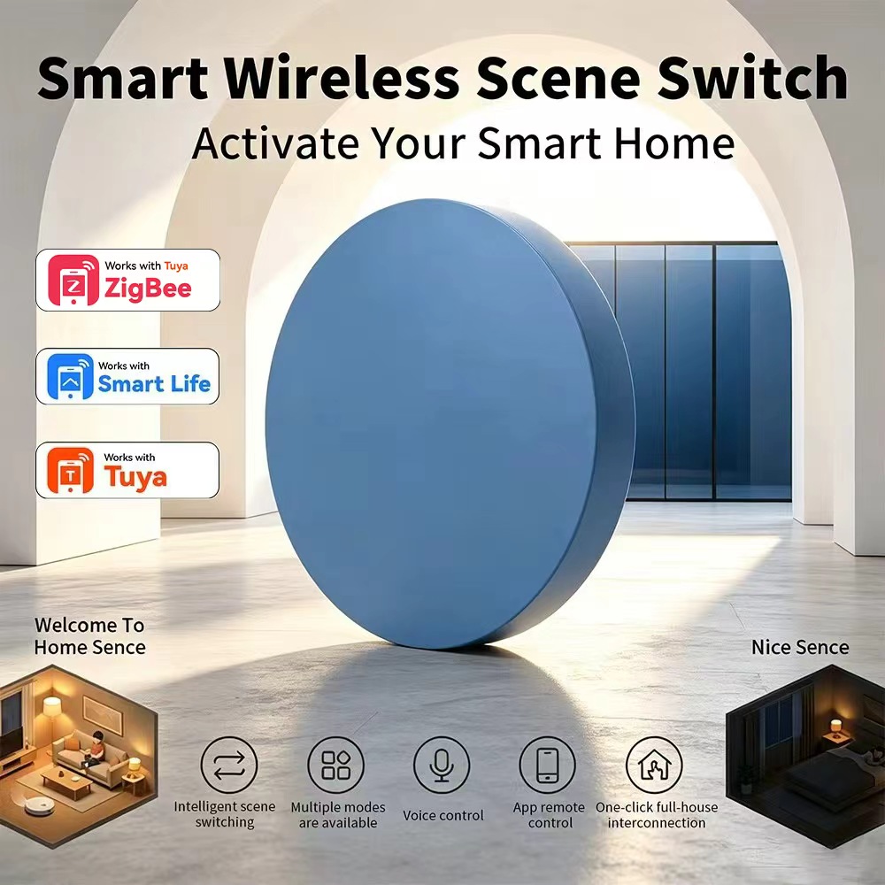 Zigbee Smart Scene Push Button - огляд і ціна Home Assistant Tuya