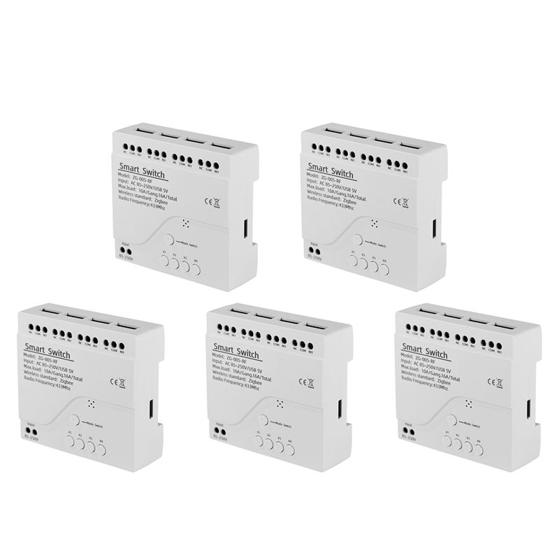 5X 4 Channels Tuya Zigbee Smar - огляд і ціна Smart Relay Tuya